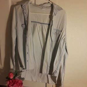 Light washed denim button up